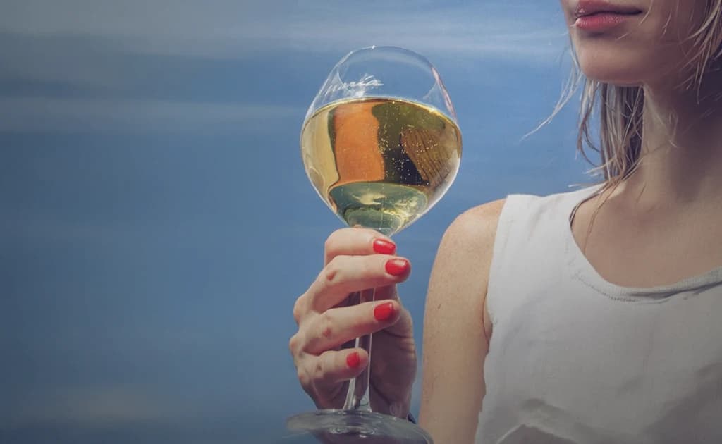 Una copa de cristal fino para disfrutar el vino