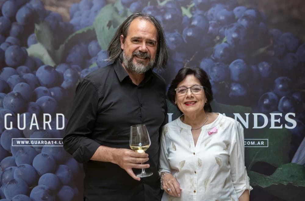 Cristina Pandolfi y Fabricio Portelli durante una edición anterior del Concurso Guarda 14
