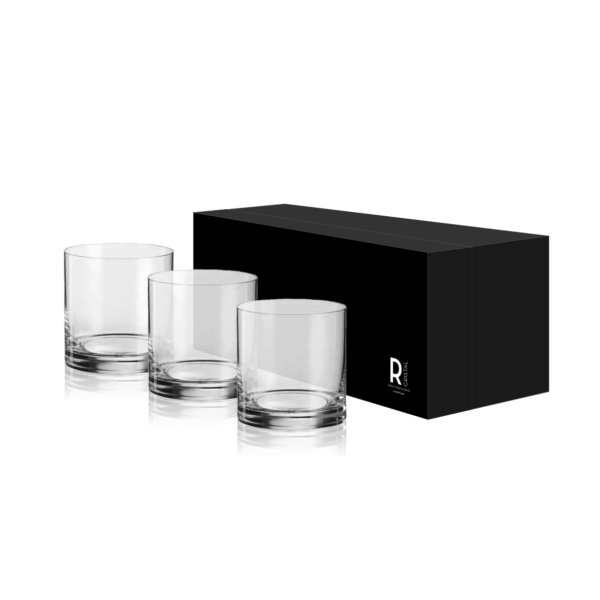 Set 3 Vasos Whisky Cristal en Caja