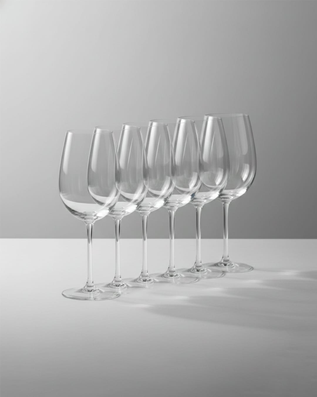 6 Copas Vino Blanco con madera