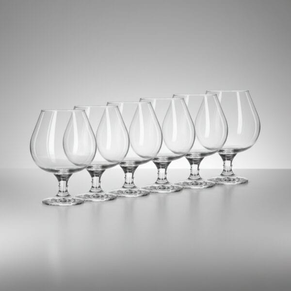 6 Copas Cognac 450ml