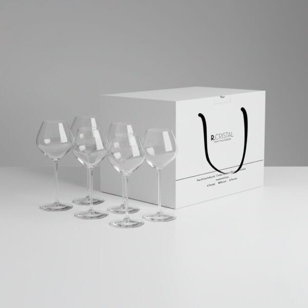 6 Copas Magnífica en caja blanca